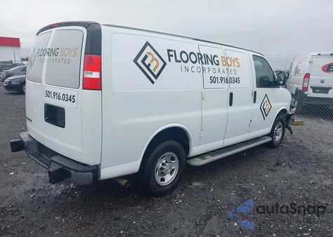 2021 Chevrolet Express Cargo Rwd 2500 Regular Wheelbase Wt из США, поврежденный, VIN 1GCWGAF71M1225544